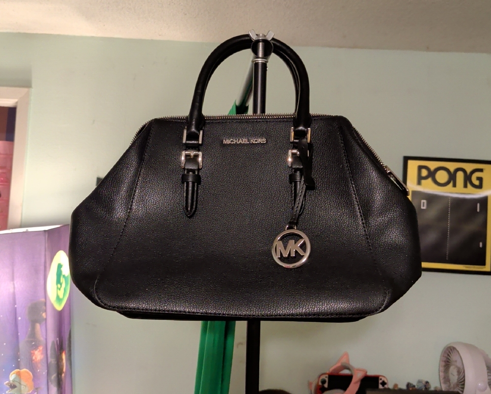 Michael Kors Jet Set Black Satchel
